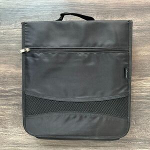 Mainstays CDW200V 3-Ring Heavy-Duty Nylon 200-Disc Capacity Media Binder Black
